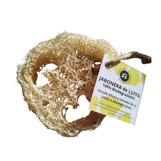 Jabonera de luffa